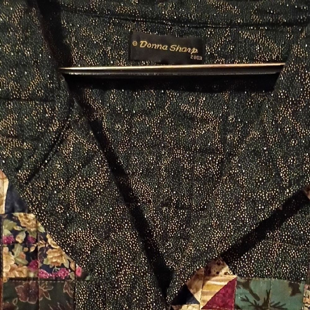 Donna Sharpe Patchwork Quilt Blazer With Multicol… - image 3